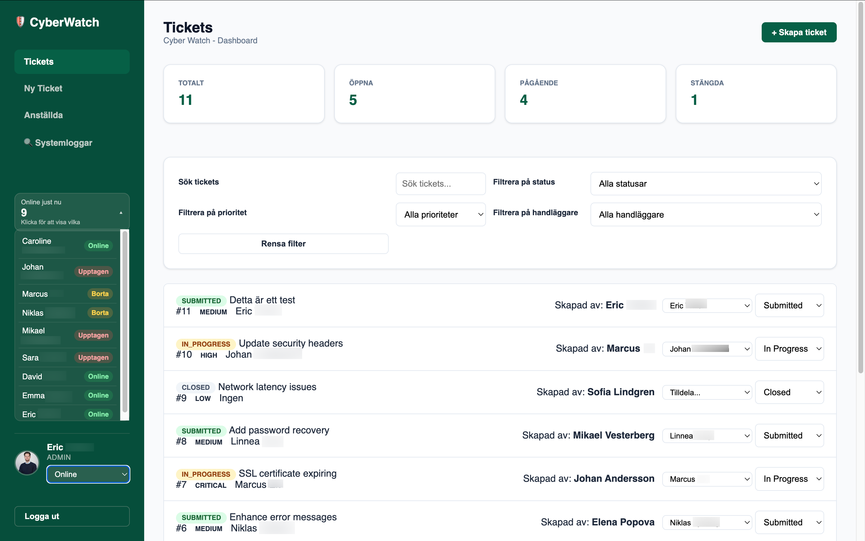 IT Ticket System